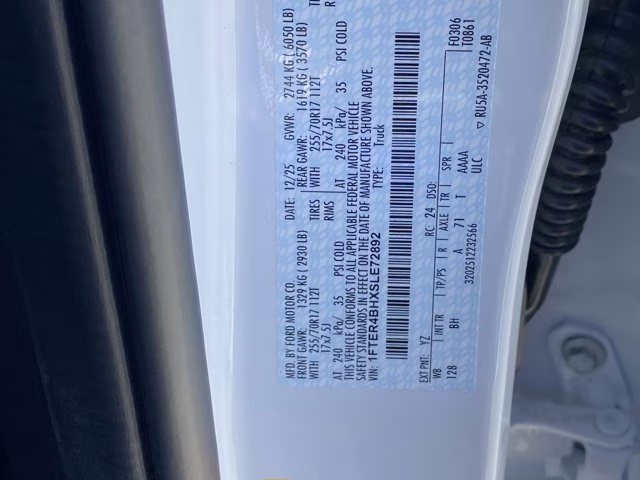 2025 Oxford White Ford Ranger XL RWD Truck