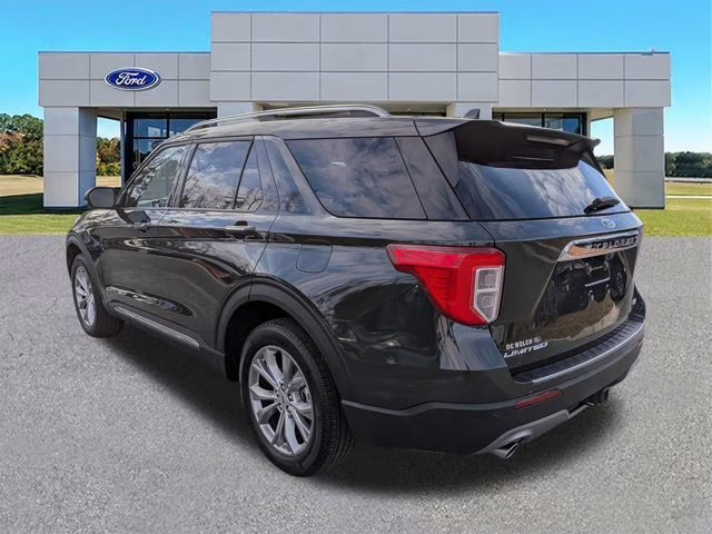 2023 Green Metallic Ford Explorer Limited 4X4 SUV