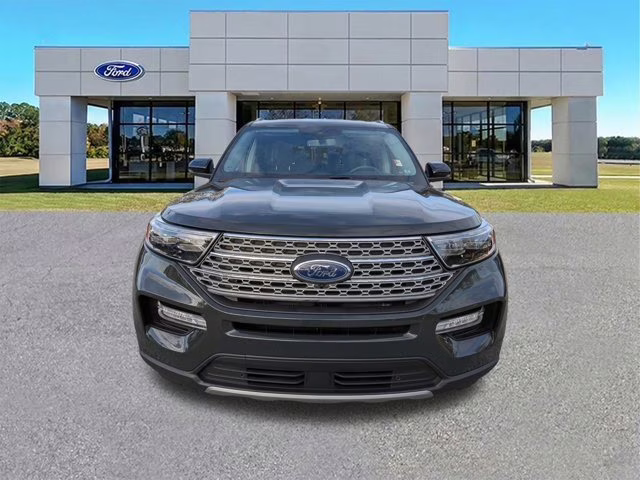 2023 Green Metallic Ford Explorer Limited 4X4 SUV
