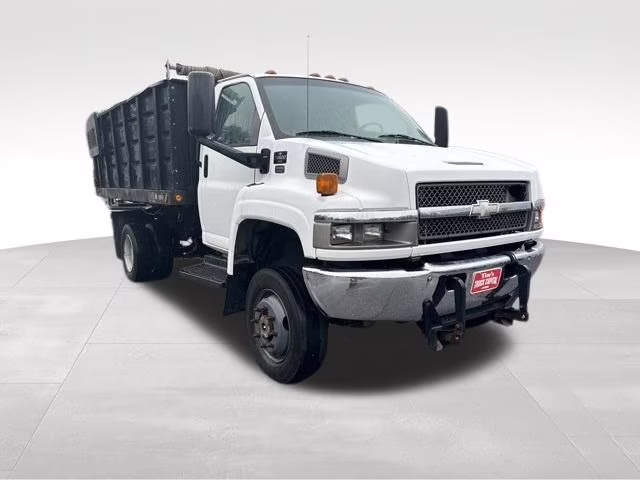 2008 Summit White Chevrolet C4500 Kodiak Duramax Dump truck 4X4 Truck