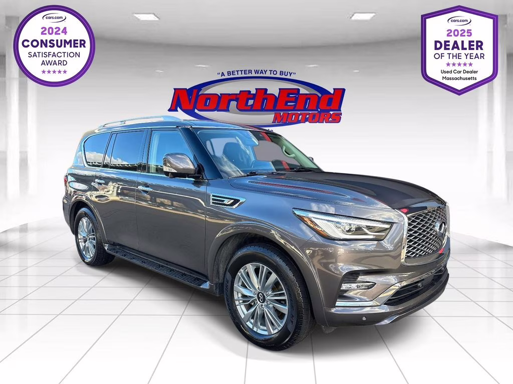 2024 Anthracite Gray INFINITI QX80 LUXE 4X4 SUV
