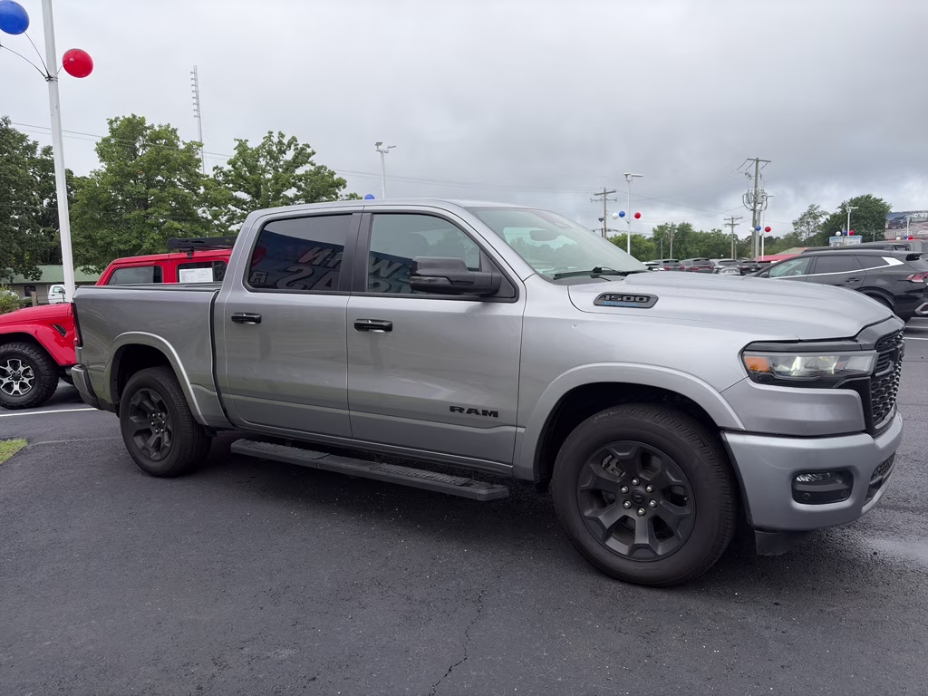 2025 Billet Silver Metallic Clearcoat Ram 1500 Big Horn 4X4 Truck
