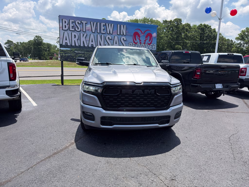 2025 Billet Silver Metallic Clearcoat Ram 1500 Big Horn 4X4 Truck