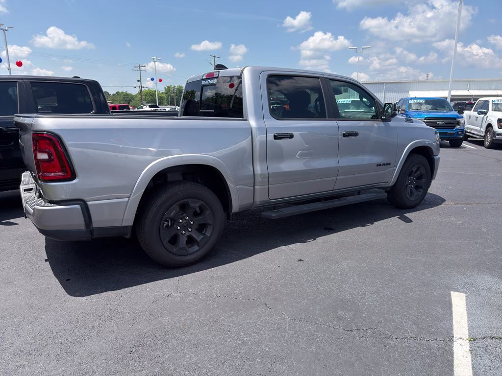 2025 Billet Silver Metallic Clearcoat Ram 1500 Big Horn 4X4 Truck