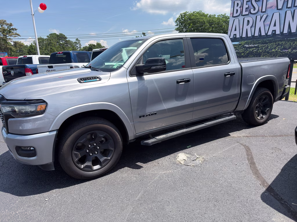 2025 Billet Silver Metallic Clearcoat Ram 1500 Big Horn 4X4 Truck