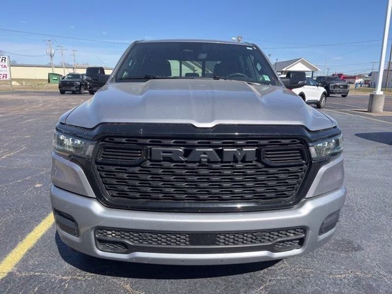2025 Billet Silver Metallic Clearcoat Ram 1500 Big Horn/long horn 4X4 Truck