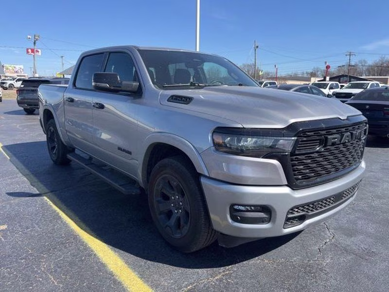 2025 Billet Silver Metallic Clearcoat Ram 1500 Big Horn/long horn 4X4 Truck