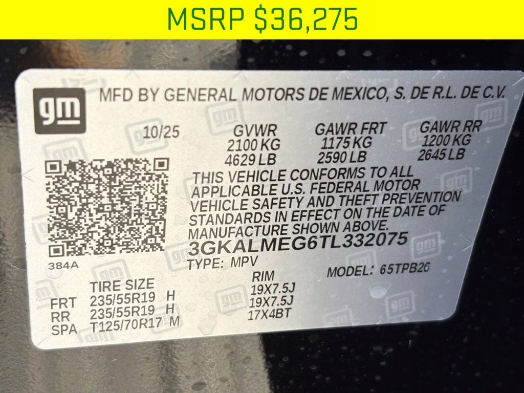 2026 Ebony Twilight Metallic GMC Terrain Elevation FWD SUV