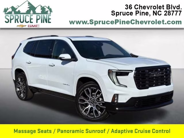 2026 Glacier White Tricoat GMC Acadia Denali Ultimate FWD SUV