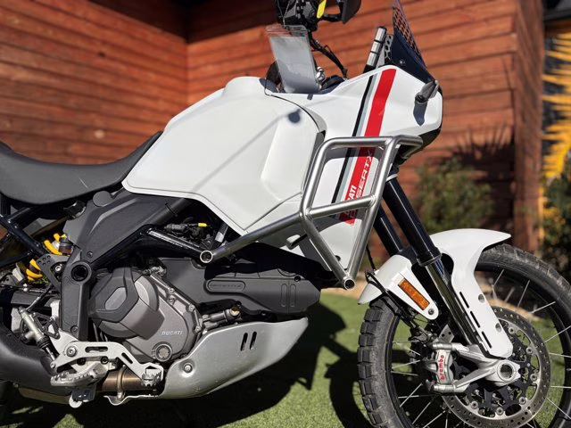 2023 Matte Star White Ducati DesertX 937