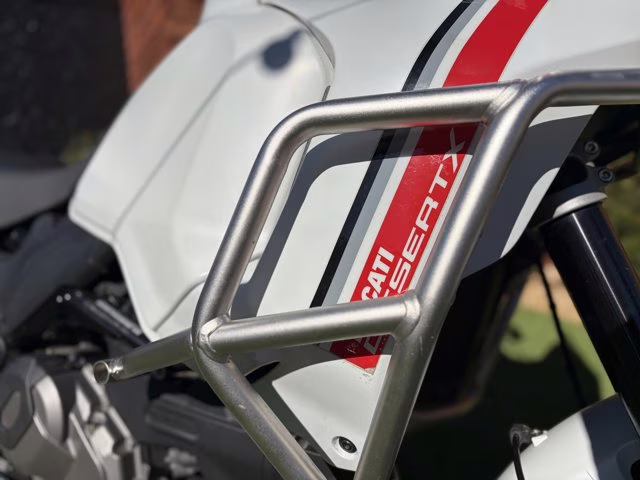 2023 Matte Star White Ducati DesertX 937