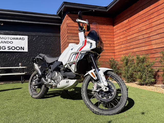 2023 Matte Star White Ducati DesertX 937