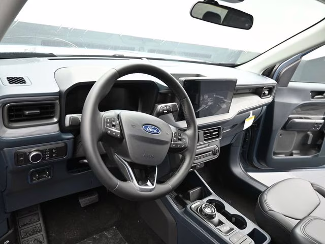 2025 Azure Gray Metallic Tri-Coat Ford Maverick Lariat AWD Truck