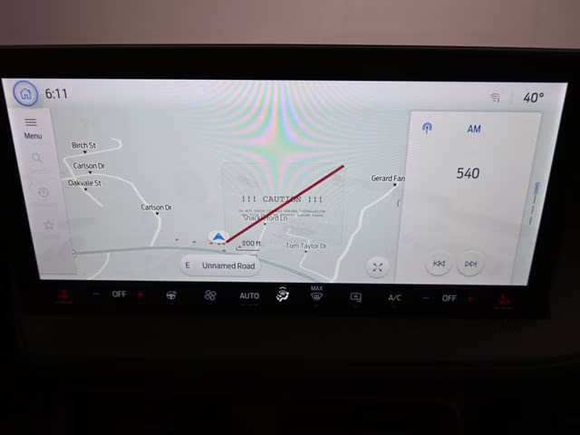 2025 Azure Gray Metallic Tri-Coat Ford Maverick Lariat AWD Truck