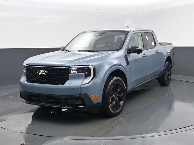 2025 Azure Gray Metallic Tri-Coat Ford Maverick Lariat AWD Truck