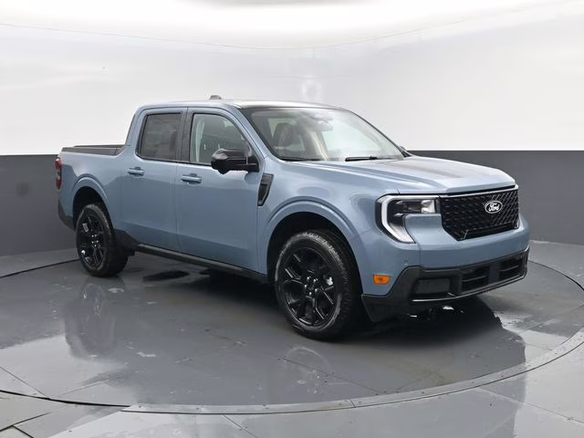 2025 Azure Gray Metallic Tri-Coat Ford Maverick Lariat AWD Truck