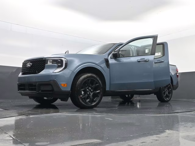 2025 Azure Gray Metallic Tri-Coat Ford Maverick Lariat AWD Truck
