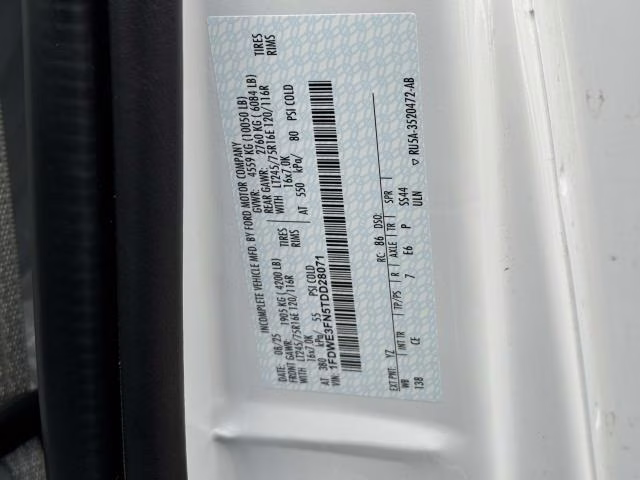 2026 White Ford E-Series Cutaway Base RWD Specialty Vehicle