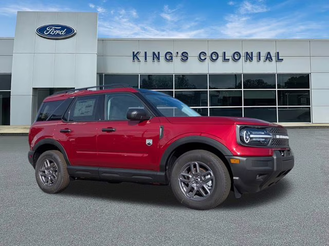 2025 Ruby Red Metallic Tinted Clearcoat Ford Bronco Sport Big Bend 4X4 SUV