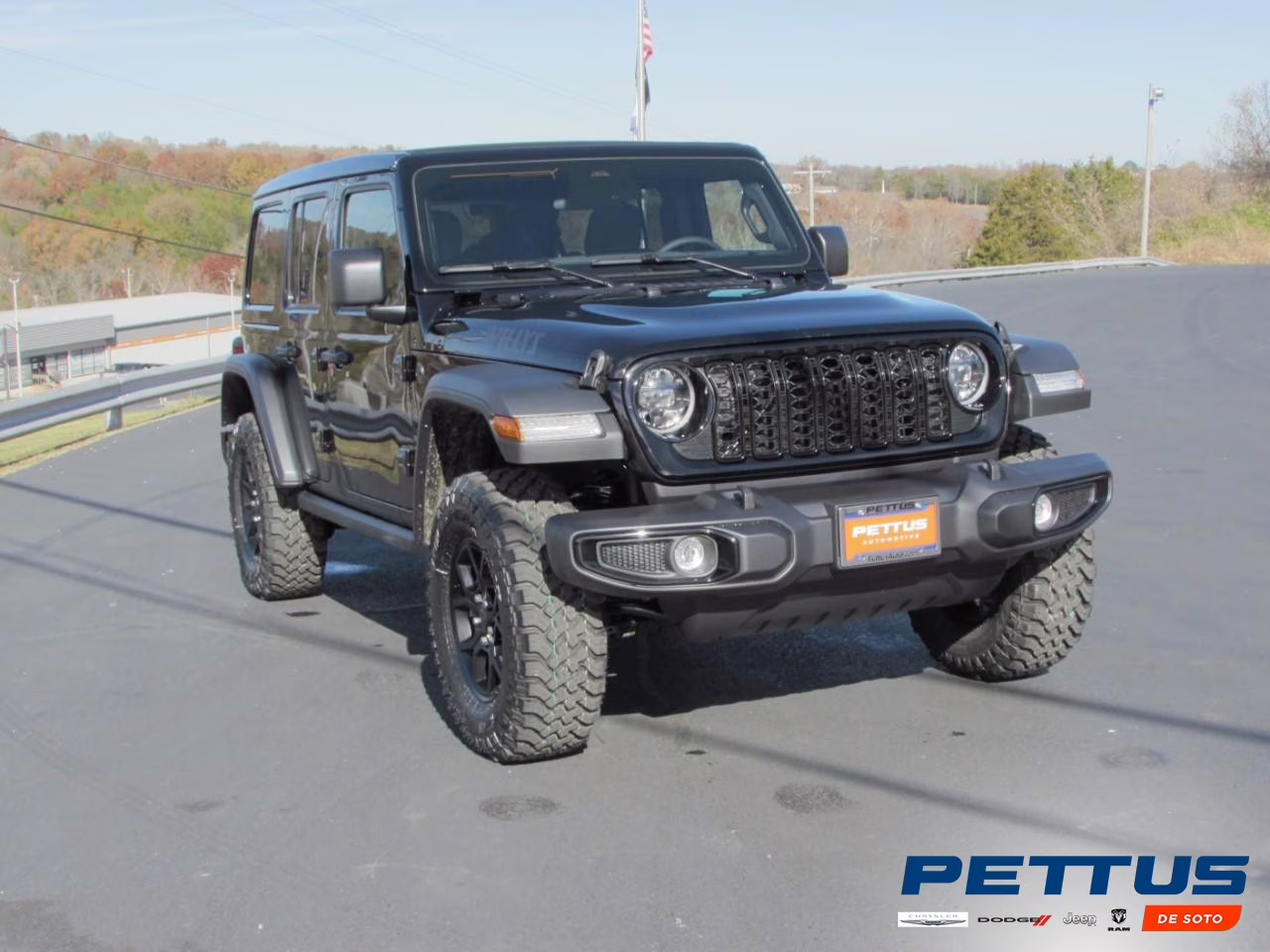 2026 Black Clearcoat Jeep Wrangler Willys 4X4 SUV