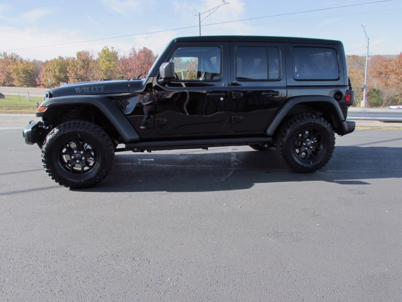 2026 Black Clearcoat Jeep Wrangler Willys 4X4 SUV