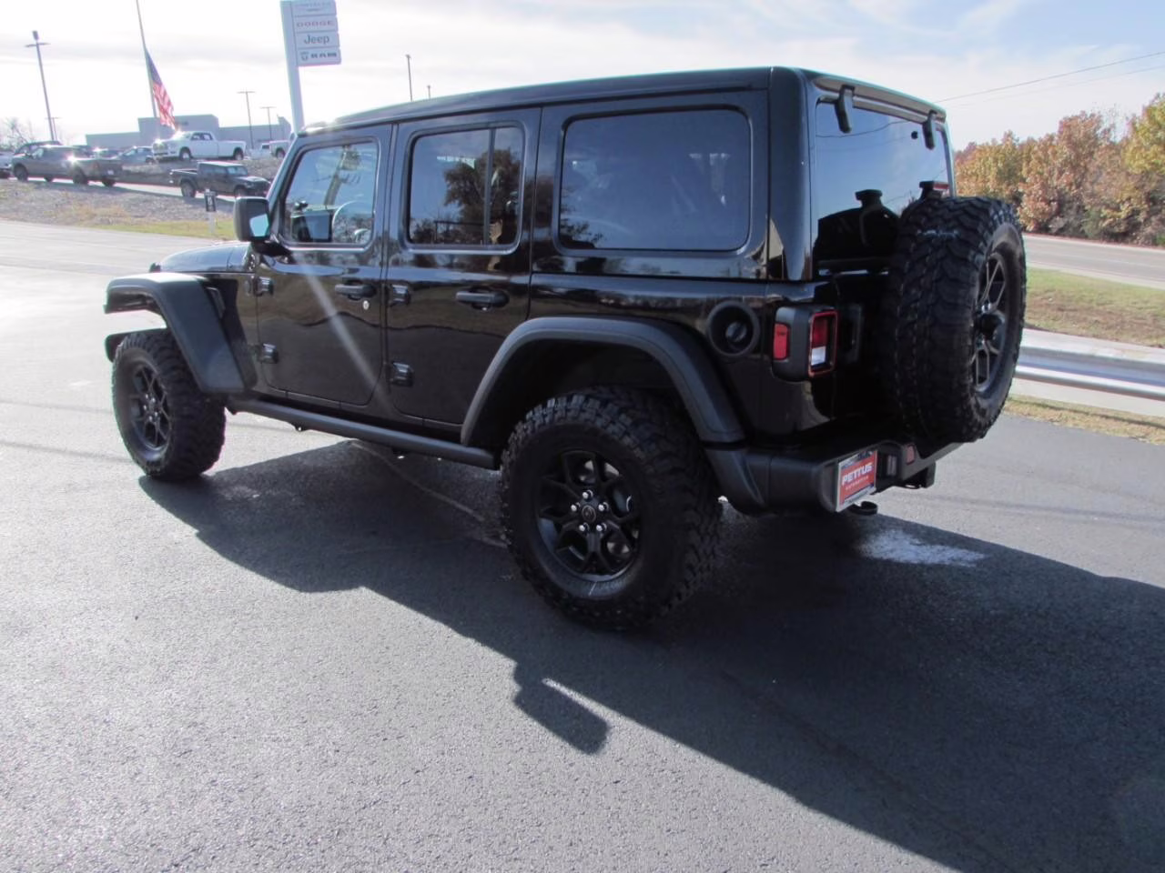 2026 Black Clearcoat Jeep Wrangler Willys 4X4 SUV