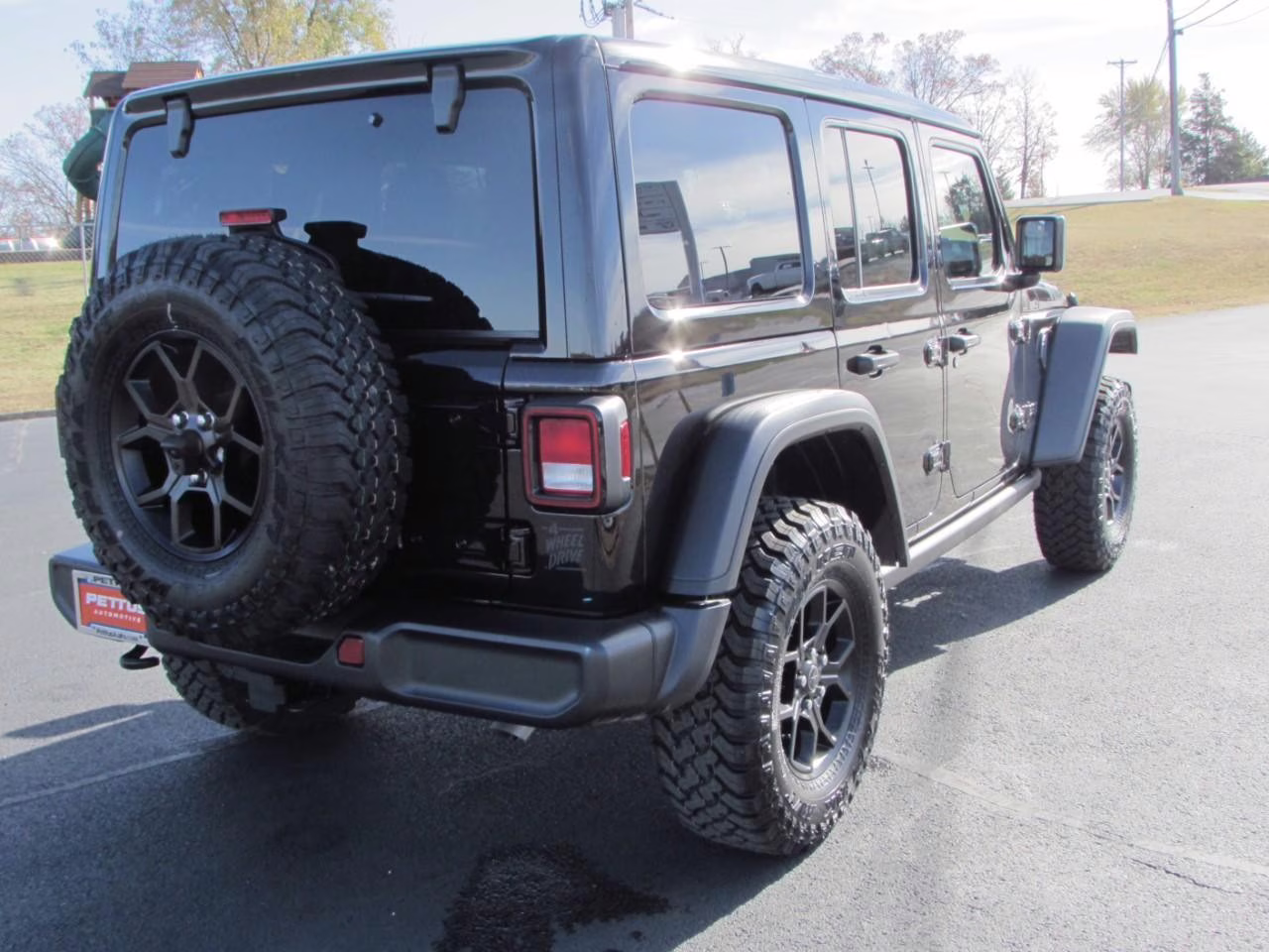 2026 Black Clearcoat Jeep Wrangler Willys 4X4 SUV