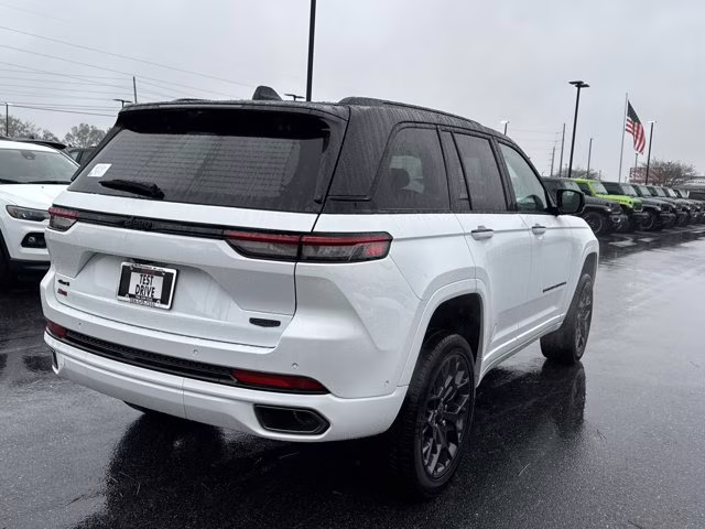 2025 Bright White Clearcoat Jeep Grand Cherokee Summit Reserve 4X4 SUV