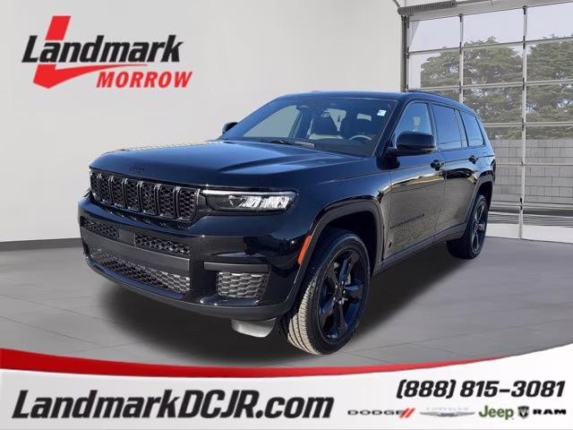 2025 Diamond Black Crystal Pearlcoat Jeep Grand Cherokee L Altitude X RWD SUV