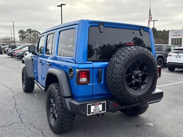 2026 Hydro Blue Pearlcoat Jeep Wrangler Willys 4X4 Convertible