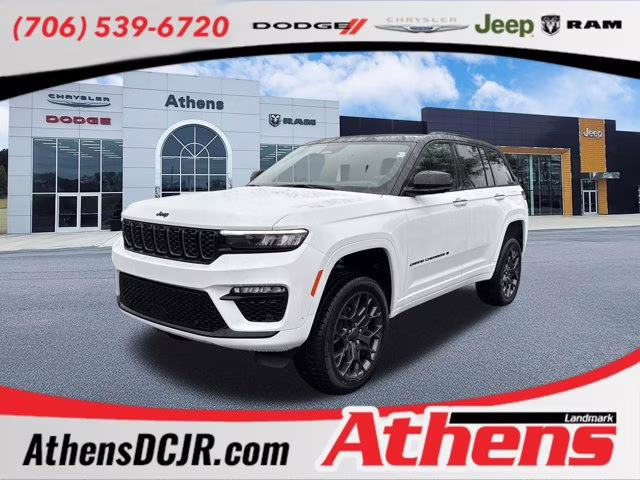 2025 Bright White Clearcoat Jeep Grand Cherokee Summit Reserve 4X4 SUV