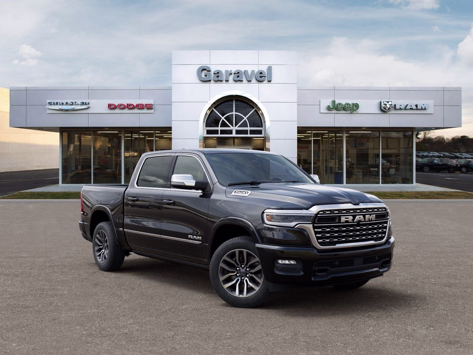 2026 Diamond Black Crystal Pearlcoat Ram 1500 Limited 4X4 Truck
