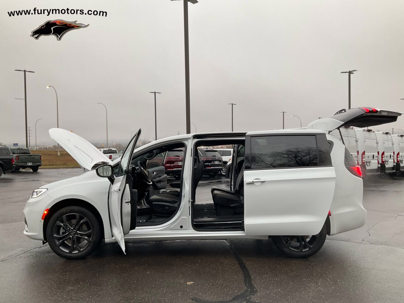 2026 Bright White Clearcoat Chrysler Pacifica Select AWD Van