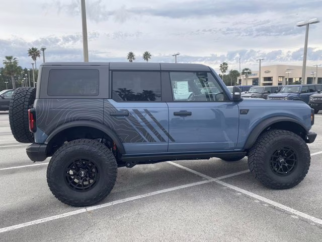 2025 Azure Gray Metallic Tri-Coat Ford Bronco Badlands 4X4 Convertible