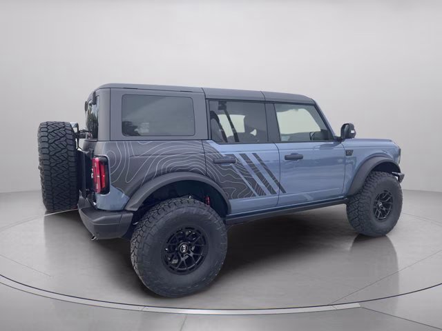 2025 Azure Gray Metallic Tri-Coat Ford Bronco Badlands 4X4 Convertible