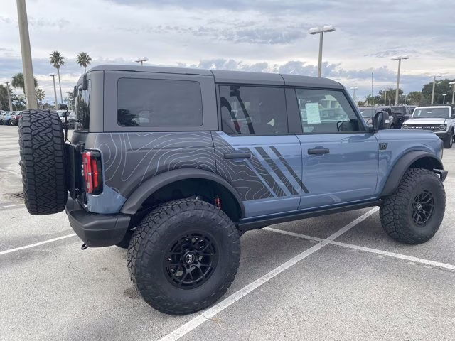 2025 Azure Gray Metallic Tri-Coat Ford Bronco Badlands 4X4 Convertible