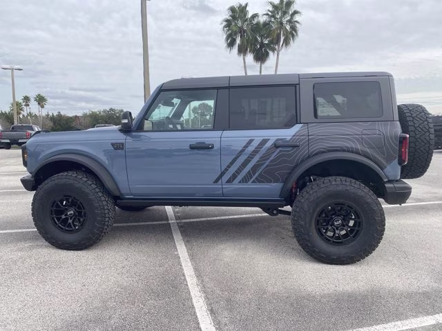 2025 Azure Gray Metallic Tri-Coat Ford Bronco Badlands 4X4 Convertible