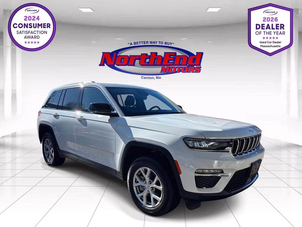 2022 Bright White Clearcoat Jeep Grand Cherokee Limited 4X4 SUV