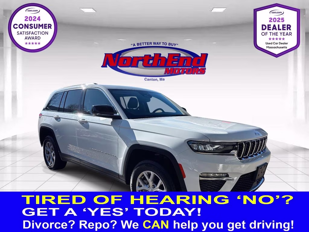 2022 Bright White Clearcoat Jeep Grand Cherokee Limited 4X4 SUV