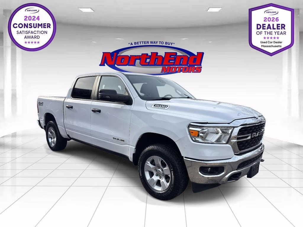 2023 Bright White Clearcoat Ram 1500 Big Horn/Lone Star 4X4 Truck