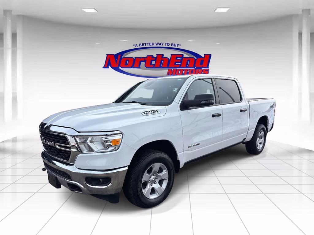 2023 Bright White Clearcoat Ram 1500 Big Horn/Lone Star 4X4 Truck