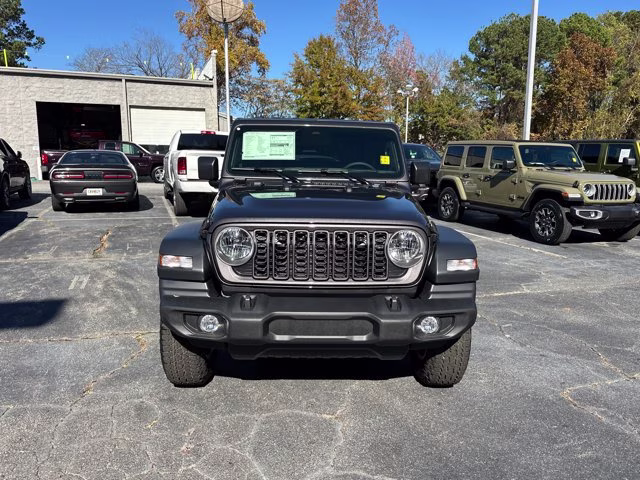 2026 Granite Crystal Metallic Clearcoat Jeep Wrangler Sport S 4X4 Convertible