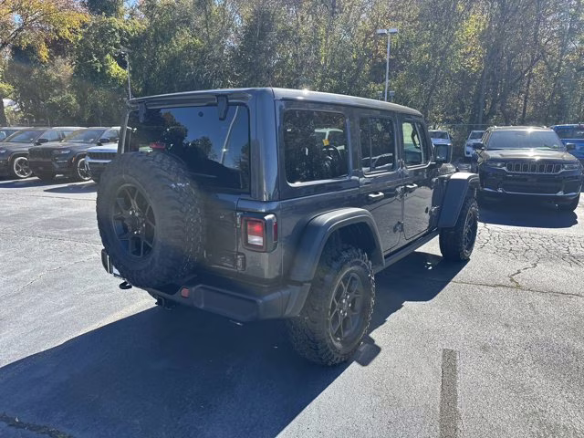 2026 Granite Crystal Metallic Clearcoat Jeep Wrangler Willys 4X4 Convertible