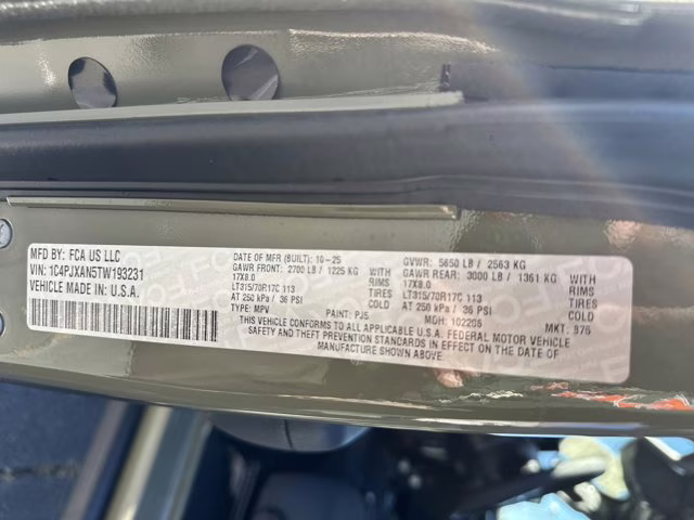 2026 Pj5 Jeep Wrangler Willys 4X4 Convertible