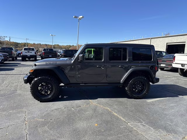 2026 Granite Crystal Metallic Clearcoat Jeep Wrangler Willys 4X4 Convertible