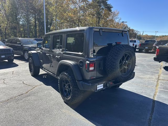 2026 Granite Crystal Metallic Clearcoat Jeep Wrangler Willys 4X4 Convertible