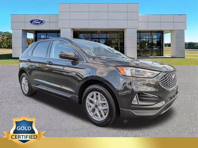 2024 Green Metallic Ford Edge SEL AWD SUV