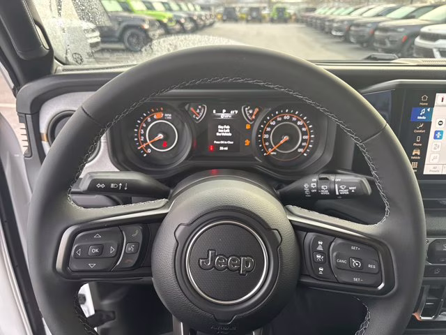 2026 Bright White Clearcoat Jeep Wrangler Sport S 4X4 Convertible