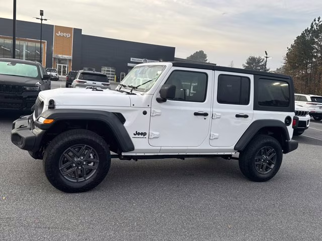 2026 Bright White Clearcoat Jeep Wrangler Sport S 4X4 Convertible