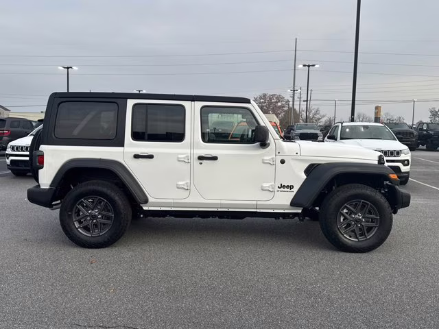 2026 Bright White Clearcoat Jeep Wrangler Sport S 4X4 Convertible